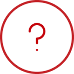 decorative image of a question mark to indicate getting questions answered via support